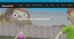 Desktop Screenshot of cinematik3d.com